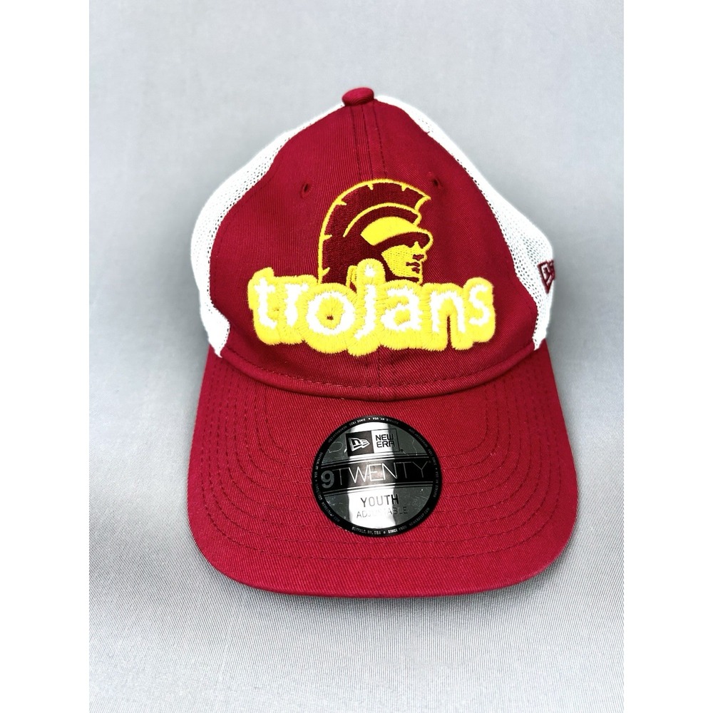 USC Trojans YOUTH New Era‎ Strapback Adjustable Trucker Cap Hat NEW
